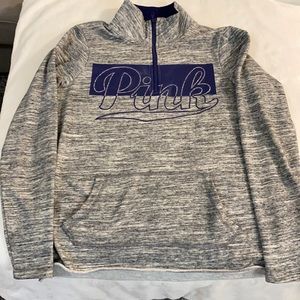 ❗️3 FOR $20❗️Victoria’s Secret Pink Half Zip Long Sleeve Pullover
